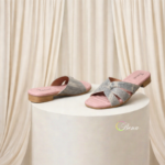 Chic Twist Leather Sandal - Image 5