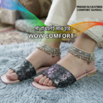 Golden Leaf Leather Sandal - Image 2