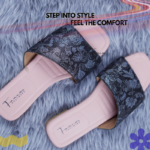 Golden Leaf Leather Sandal - Image 3